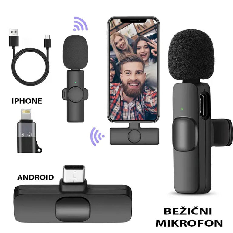 Wireless mikrofon za iphone i android